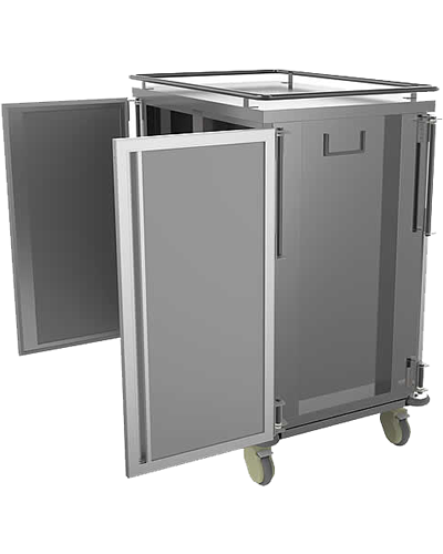 Tray return trolleys